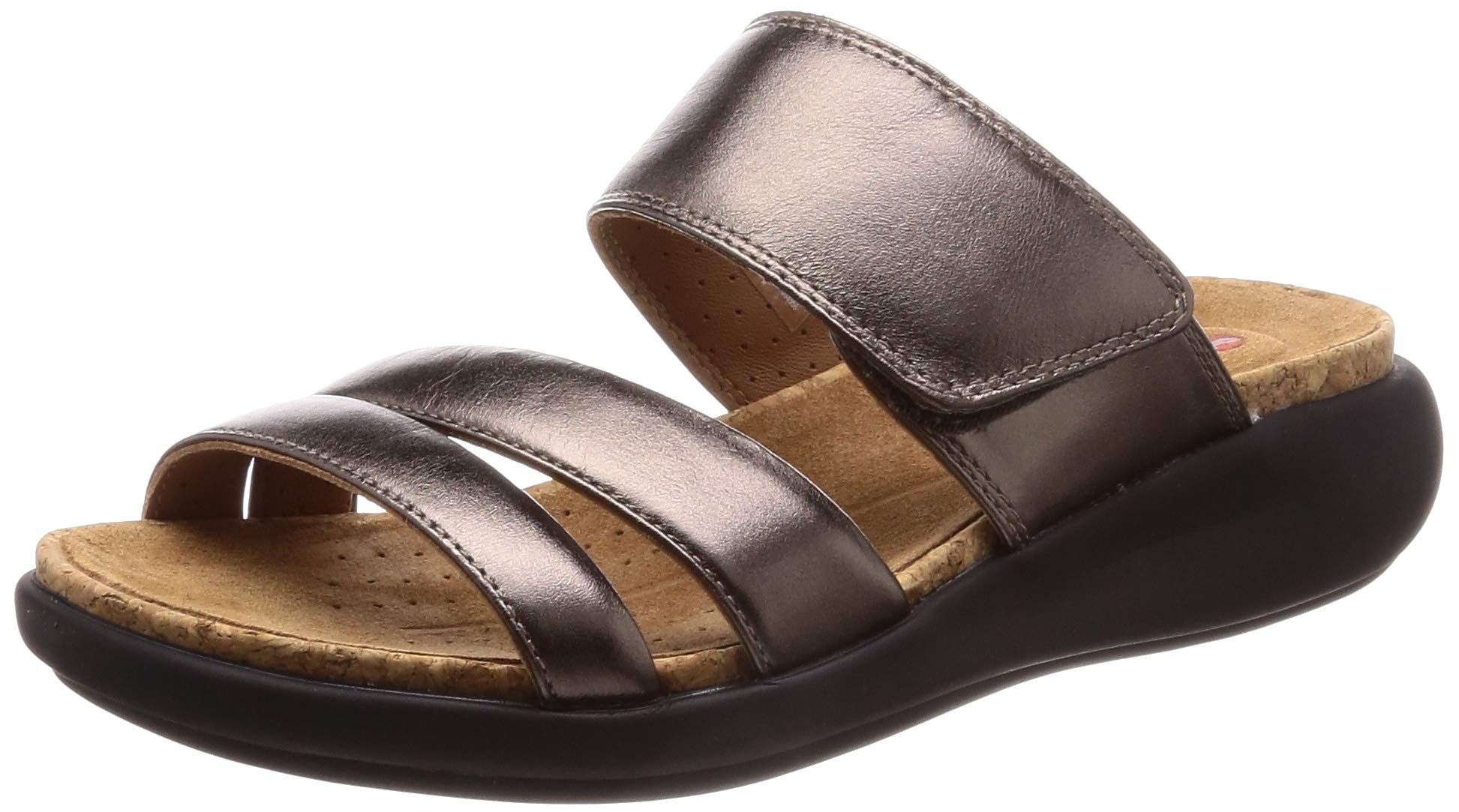 Clarks Women Un Bali Way Pebble Metalic Leather Ballet Flats-4 UK/India (37 EU) (91261403584040)