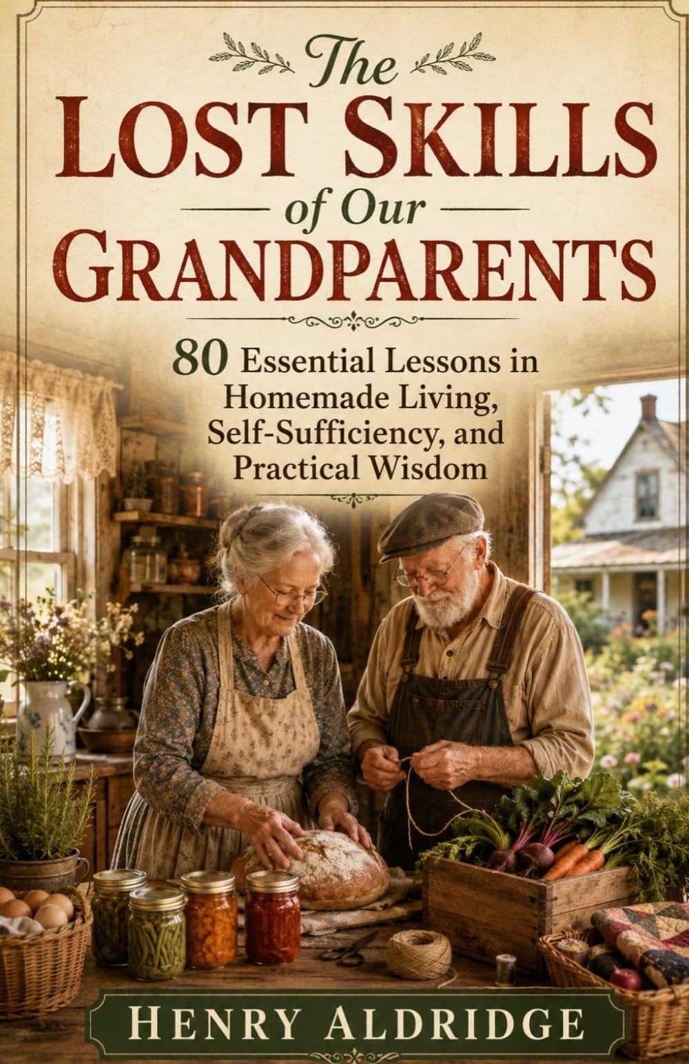 THE LOST SKILLS OF OUR GRANDPARENTS: 80 Essential Lessons in Homemade Living, Self-Sufficiency, and Practical Wisdom