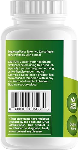 Miniatura 2 de Active Lifestyle Suplemento de aceite de krill antártico, alta absorción EPA, DHA, astaxantina y fosfolípido, krill rojo, sin OMG, sin gluten, sin