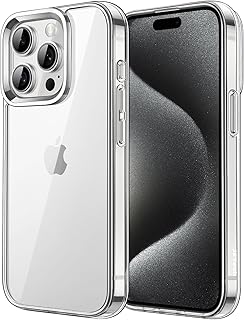 JETech Case for iPhone 15 Pro Max 6.7-Inch (NOT for iPhone 15 Pro 6.1-Inch), Non-Yellowing Shockproof Phone Bumper Cover, Anti-Scratch Clear Back (Clear)