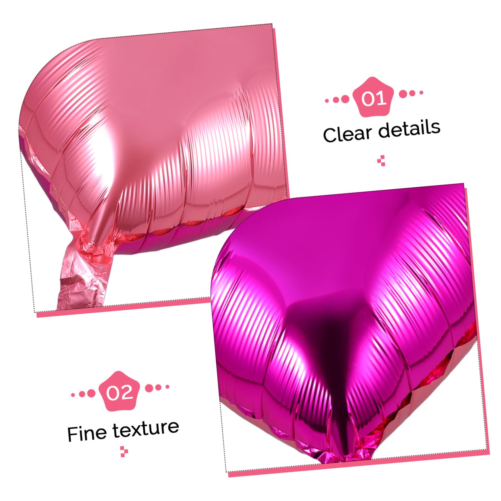 Globos Cuadrados de Aluminio para Fondo de Fiesta, 50 Piezas