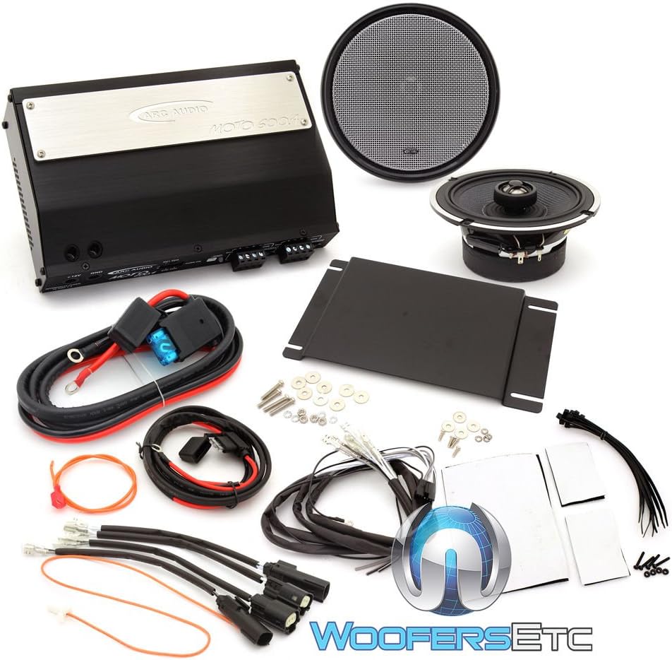 Arc Audio MPAK12 Kit de Audio para Moto con Altavoces y Amplificador