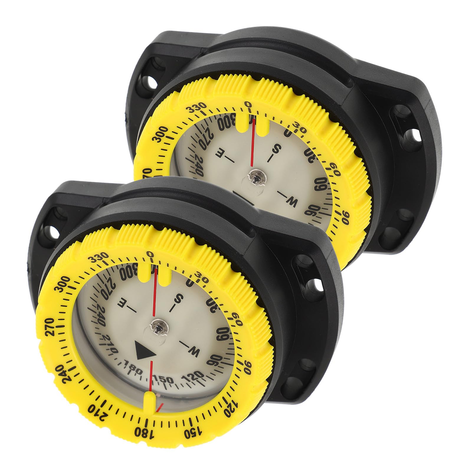 2 Piezas Brújula de Buceo Pulsera Elástica y Dial Luminiscente
