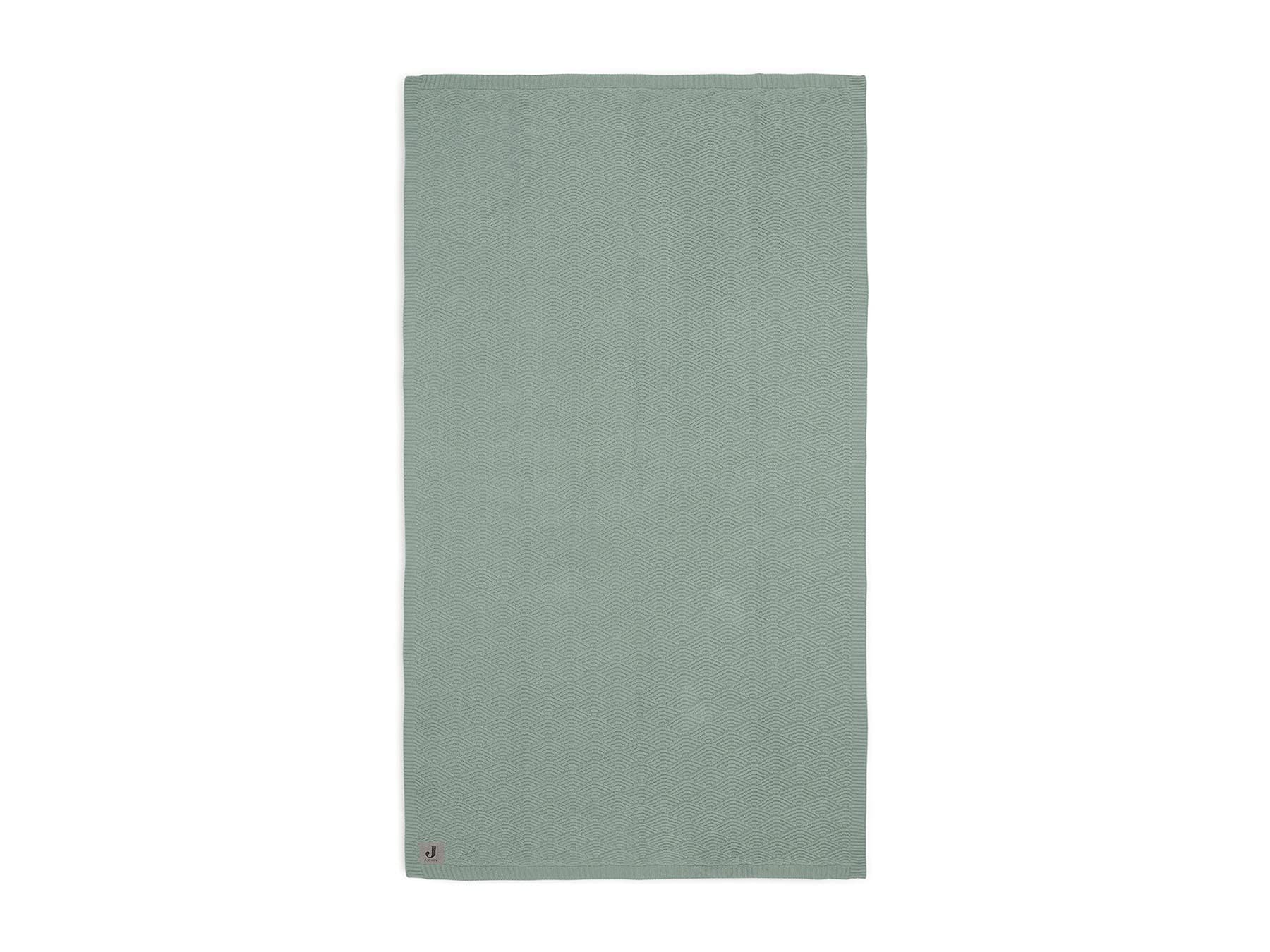 Jollein 516-522-65285 - Manta infantil de punto (talla L), color verde 100 x 150 cm.
