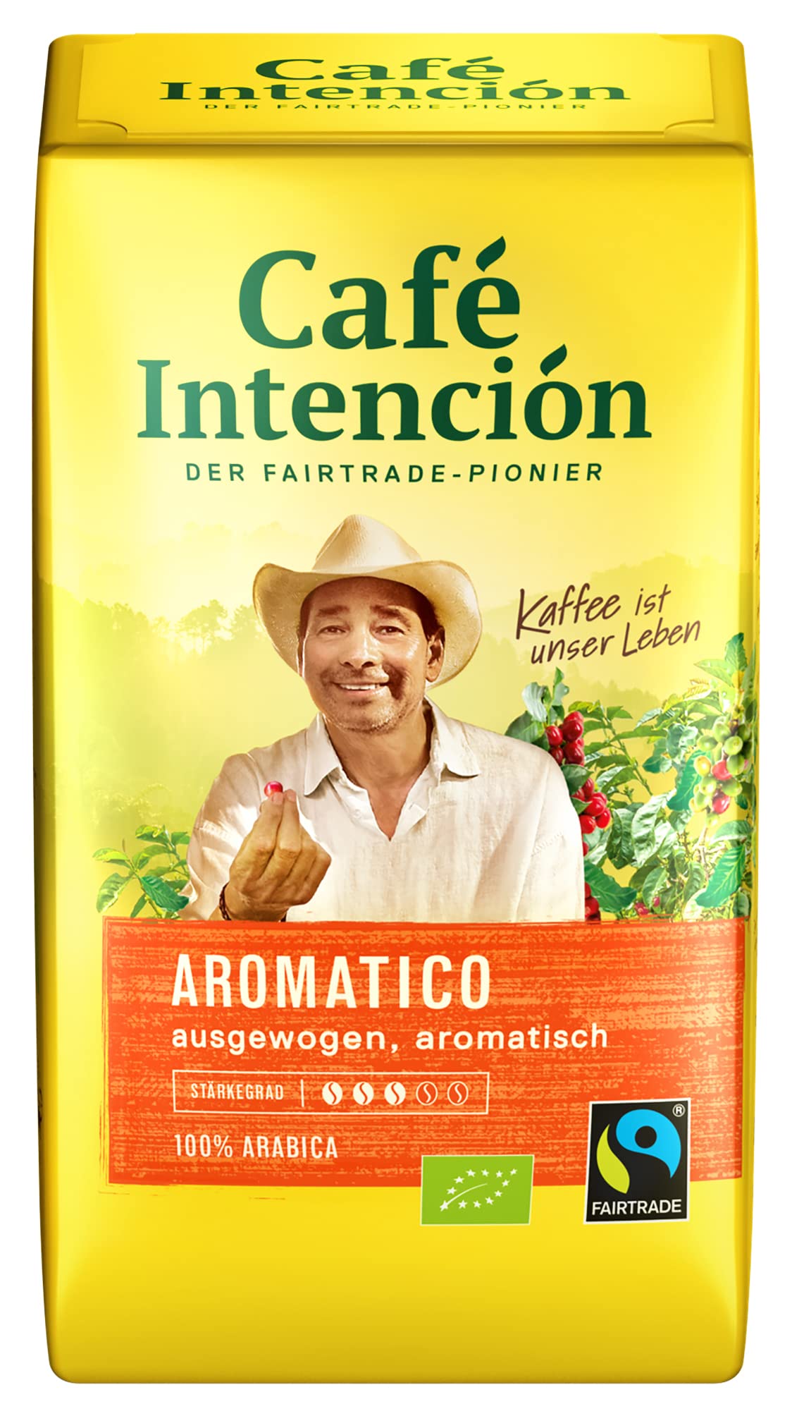 Kaffee AROMATICO von Café Intención, 24x500g gemahlen