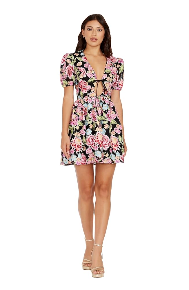 Amazon.com: Dress the Population Women's Marina Embroidery