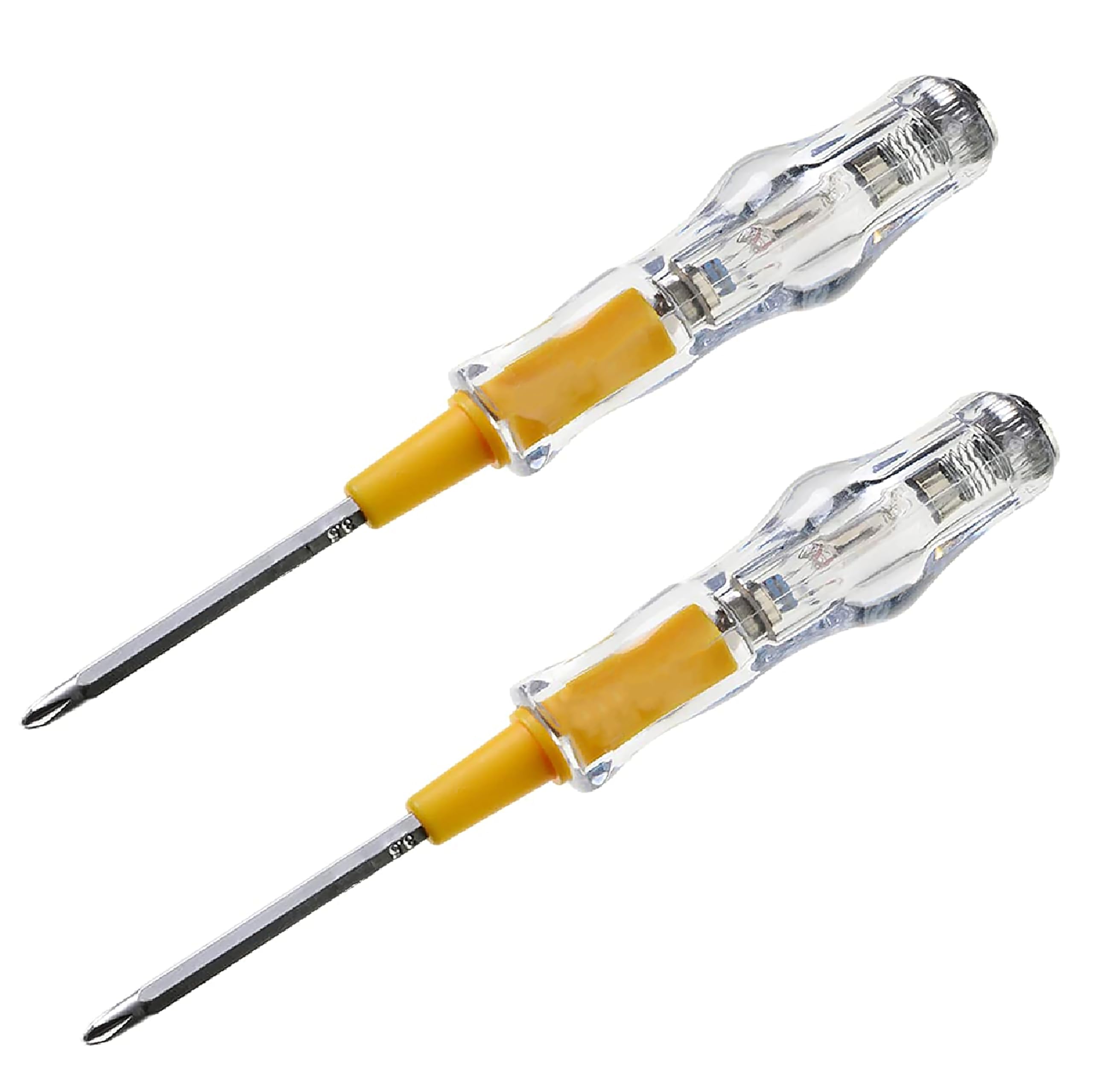 GLUN Voltage Line Tester Ac/Dc 120-250V Tester Screwdriver With 3.5Mm Plus And Minus (+,-) Screwdriver Circuit Tester Pen, 1 Pc, Multicolour