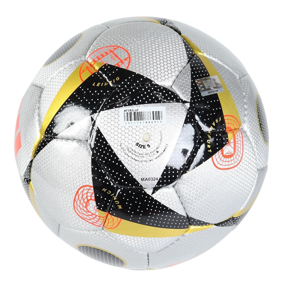 Adidas AF592LUF Soccer Ball No. 5 Football League Luciada UEFA EURO2024 Final Ball Replica Model Soccer Ball No. 5