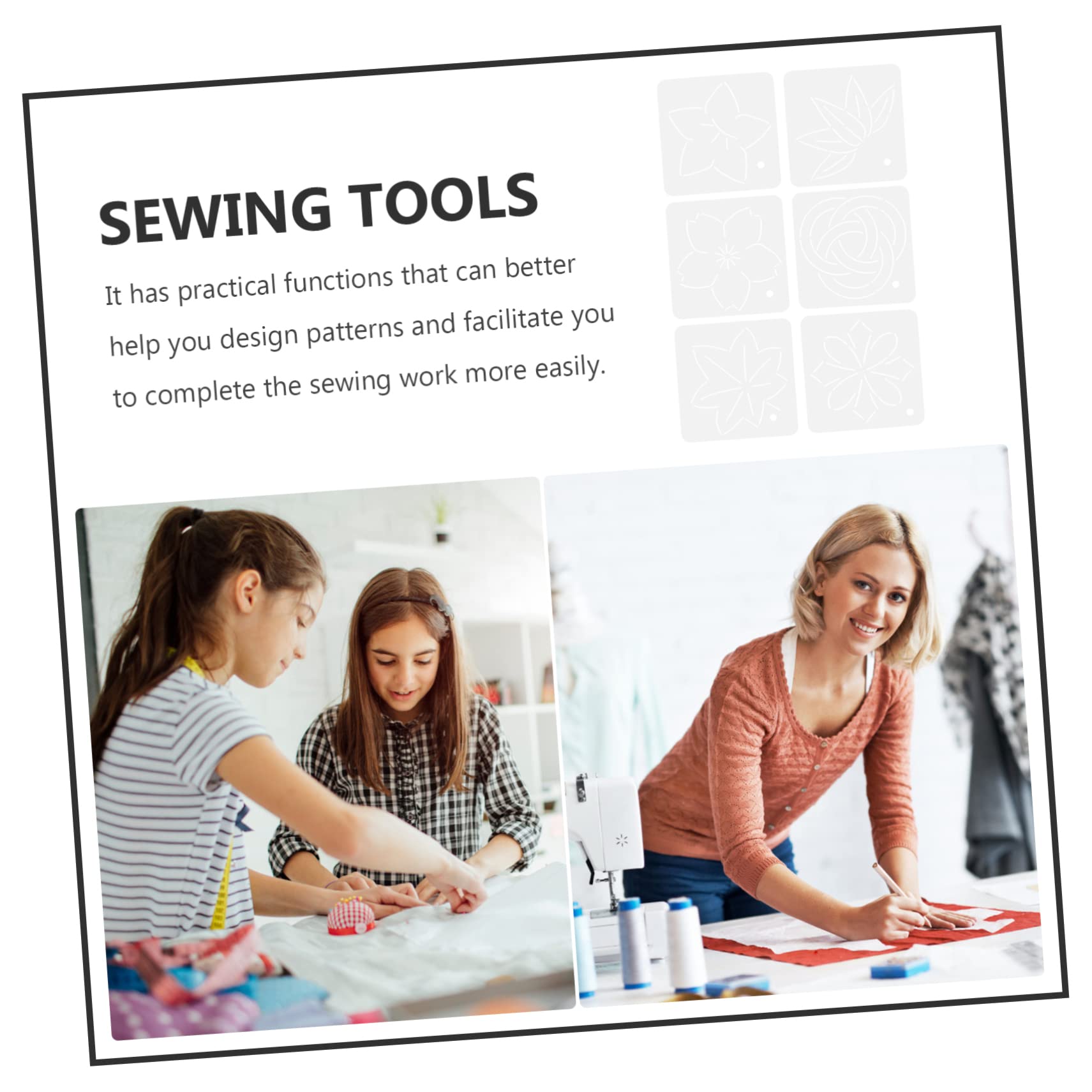 SEWACC 18piezas Plantillas De Acrílico Para Acolchado y De De Costura Versátiles Para Manualidades y Patchwork