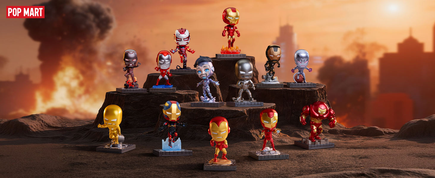 Amazon.com: POP MART Marvel Iron Man: A Journey Through Armors