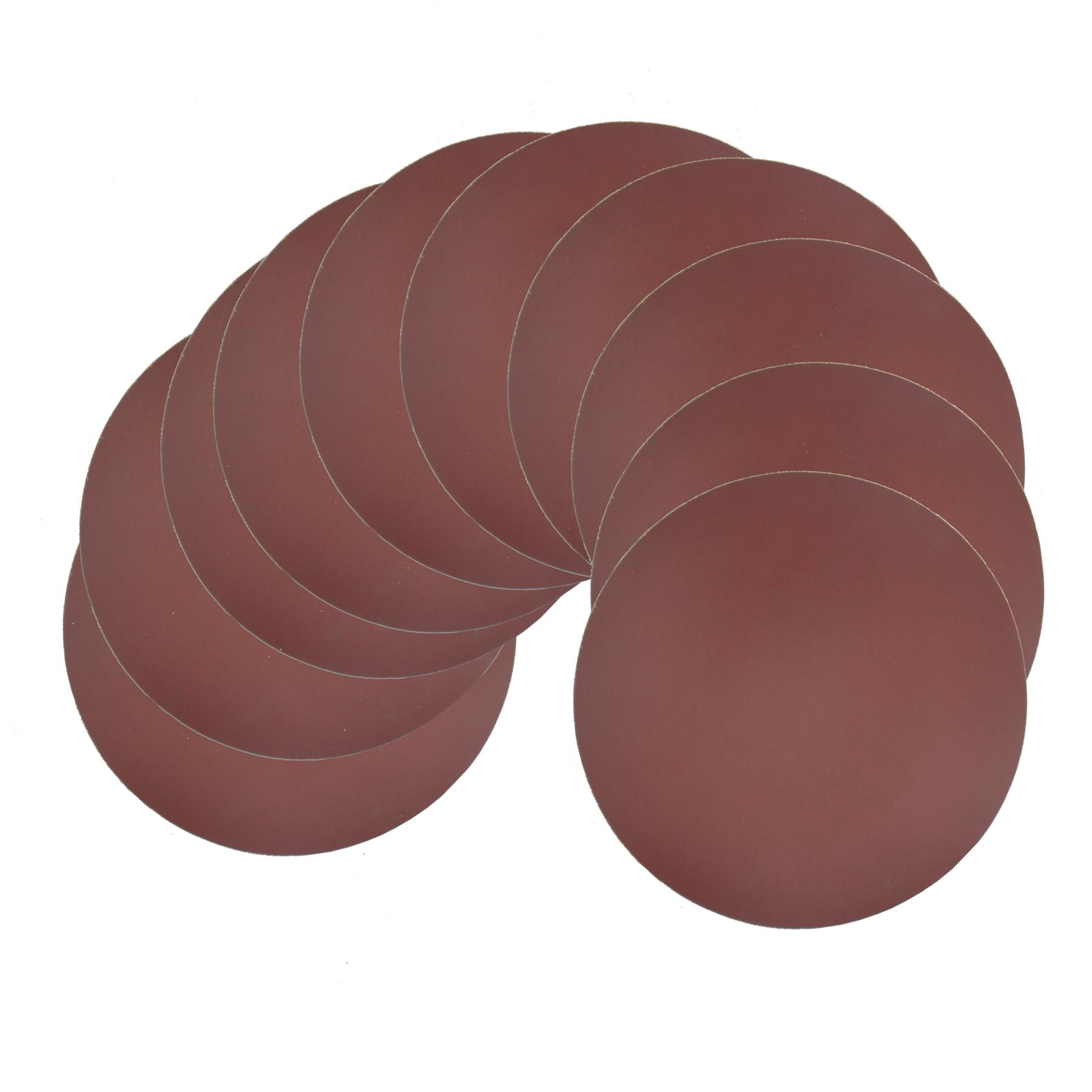 Ab Tools Hook/Loop Sanding Abrasive Discs Orbital Palm Sander 10Pk 180Mm P320 Sil353