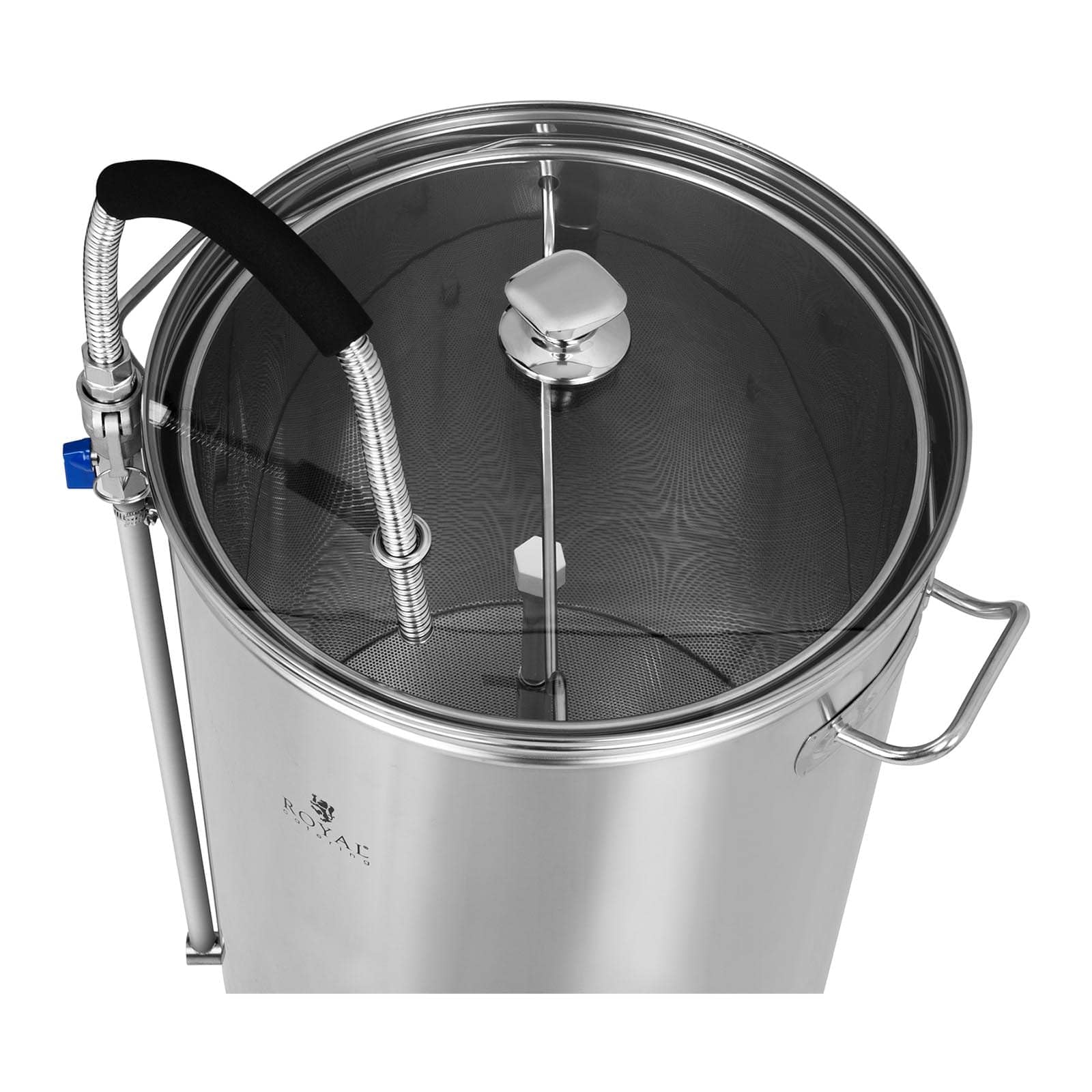 Helloshop26 Cuve de Brassage 60 litres 3 000 Watts Professionnel Acier Inoxydable 14_0004601