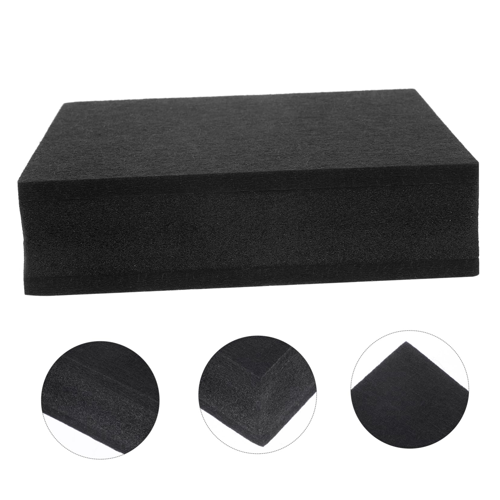 VICASKY 4piezas Almohadilla De Aislamiento Acústico Para Monitores y Subwoofers Plataforma De Espuma Antivibración Panel De Aislamiento Sonoro Para Estudios De Grabación y Salas De
