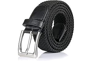 Elastic Braided Belt for Golf and Casual Wear