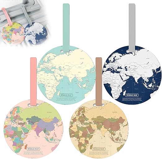 4er Set Weltkarten-Laternen - Dekorative Papierlaternen Für Feiern