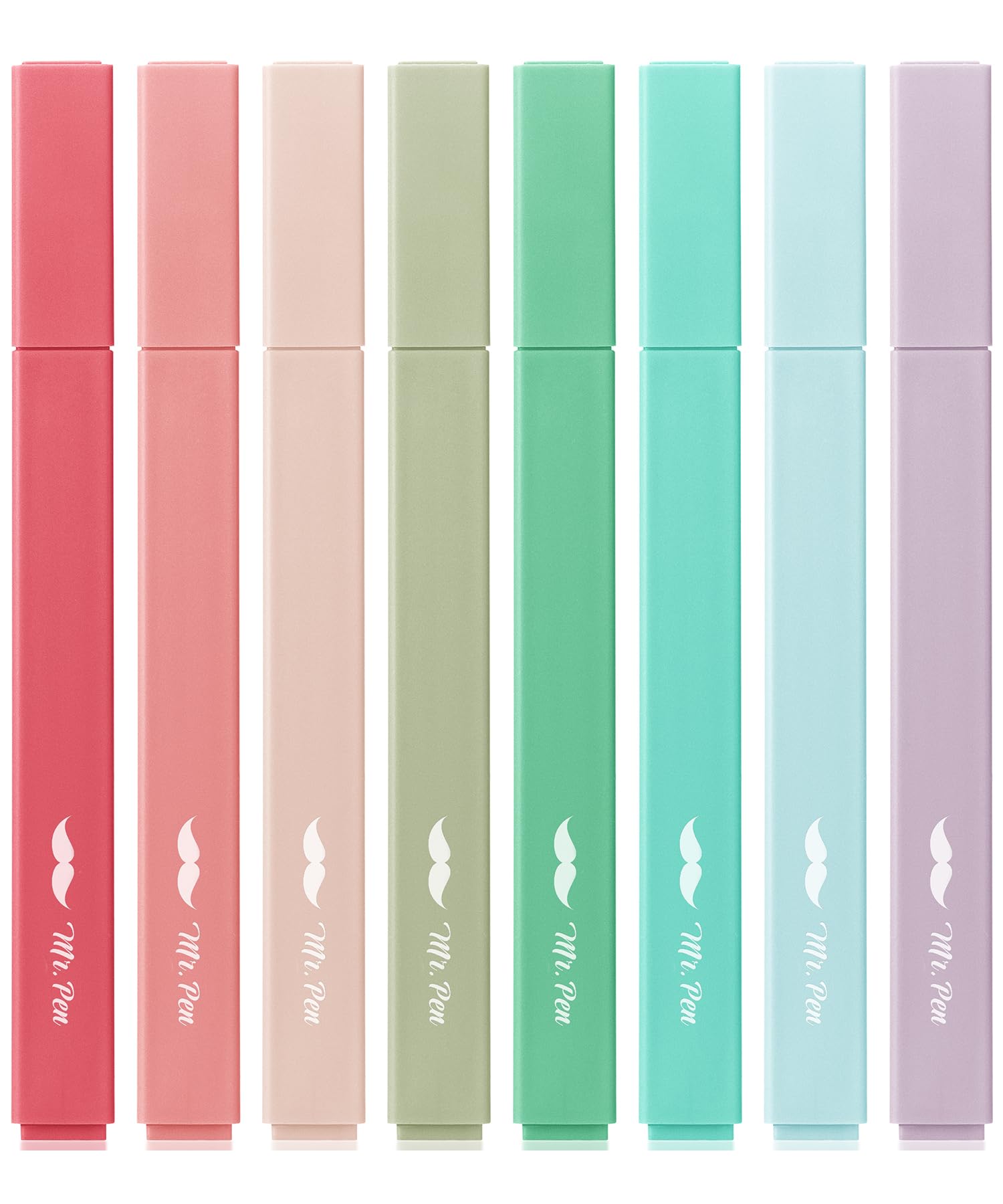 Mr. Pen- Aesthetic Highlighters, 8 Pack, Chisel Tip, New Vintage, Cute Highlighters Assorted Colors, Back to School Supplies