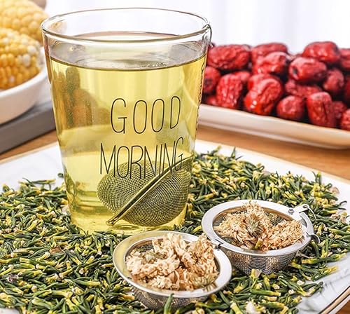 Miniatura 8 de Colador de bolas de té – 2 piezas de acero inoxidable, bolas de té, infusores de té de 2.1 pulgadas para té más pronunciado, té suelto, infusor de