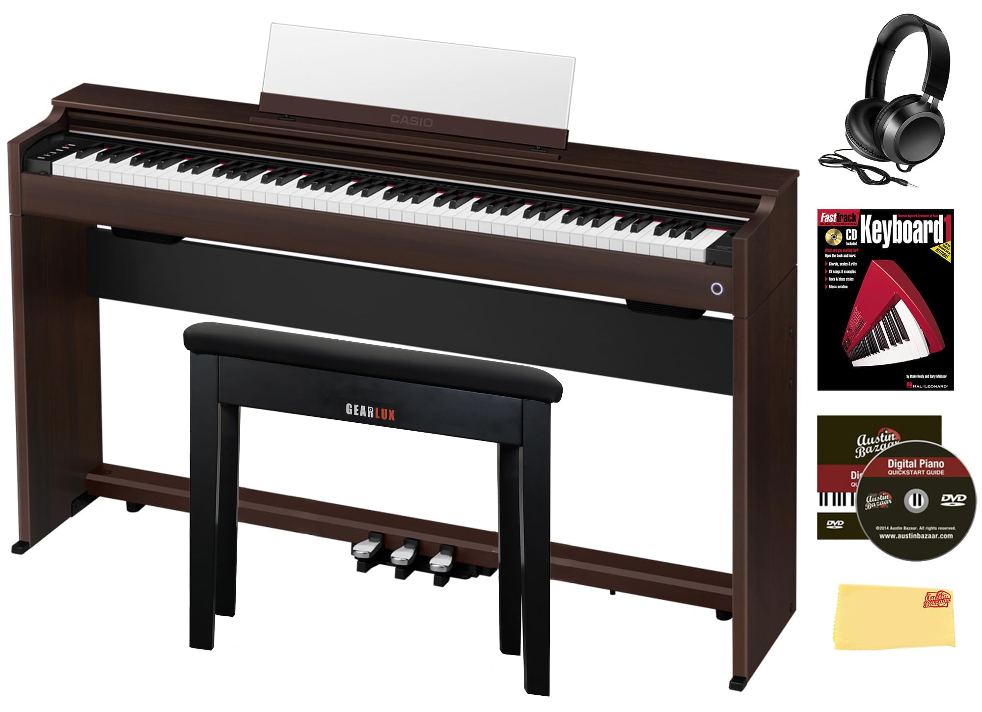 CASIO CELVIANO ダークブラウン 電子ピアノ Casio AP-550 Celviano Digital Piano – Brown Finish | 5-Year