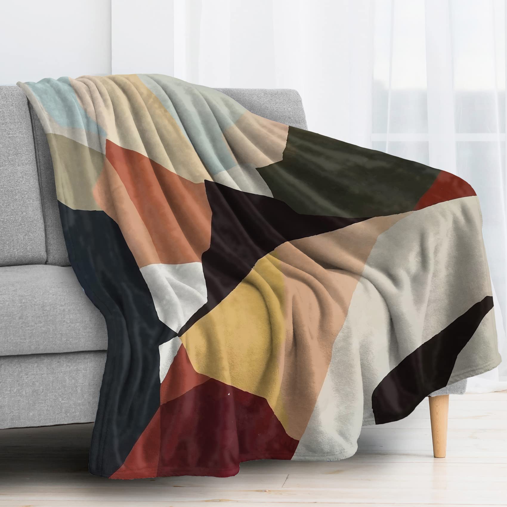 Plaid canapé hiver en chaud et doux art avec isolation thermique pour les nuits fraîches