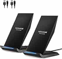 Amazon.co.jp: NANAMI ワイヤレス充電器 Qi急速 充電スタンド 2