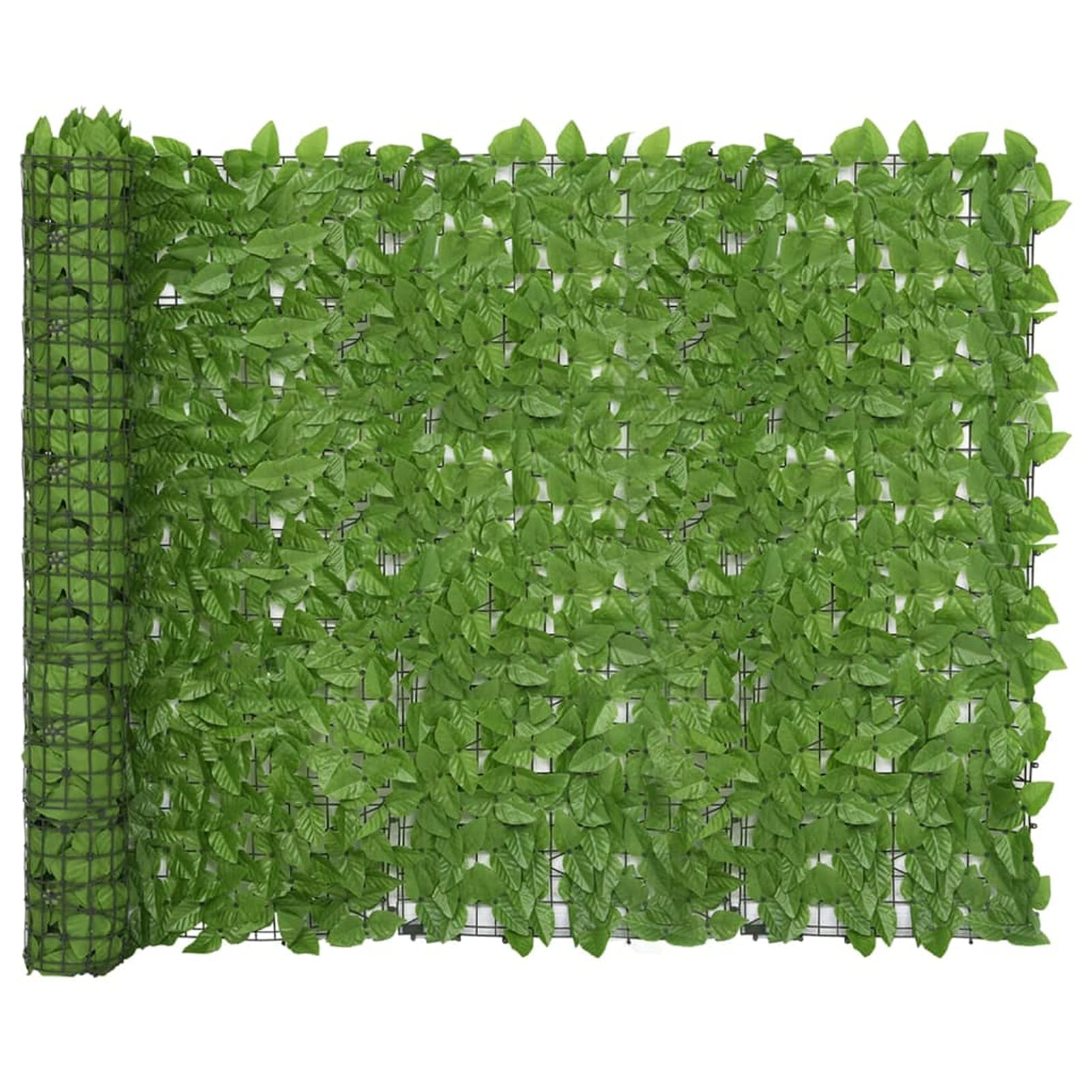 Homgoday Balkonblende mit grünen Blättern 600x150 cm Schutzblende Gartenzaun Sichtschutz Windschutz Sonnenschutz Blende Sichtschutz Outdoor & Garten