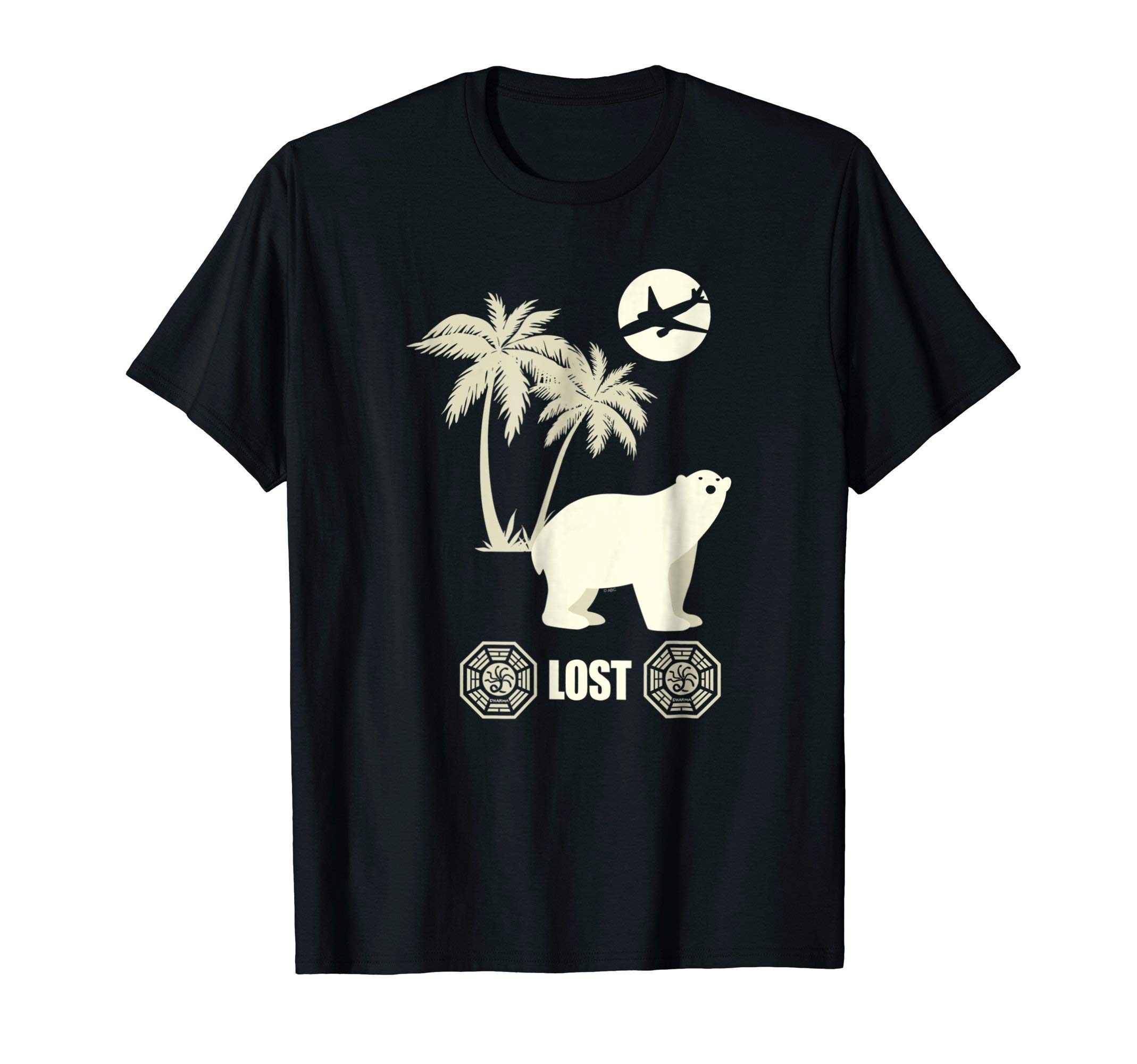Lost Polar Bear, Island, and Plane T-ShirtOEKO-TEX STANDARD 100