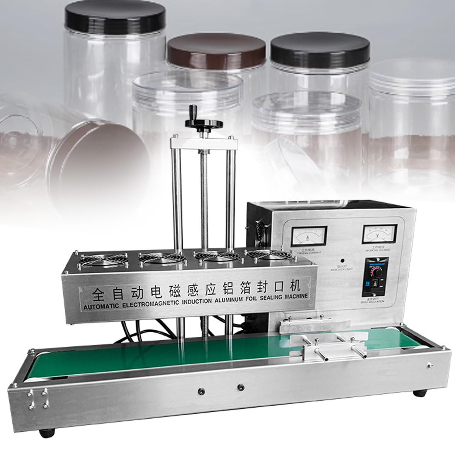 Macchina sigillatrice automatica per fogli di alluminio da,sigillatrice per sacchetti a banda continua, sigillatrice per tappi di bottiglia, macchina sigillatrice continua automatica Diameter15-85mm