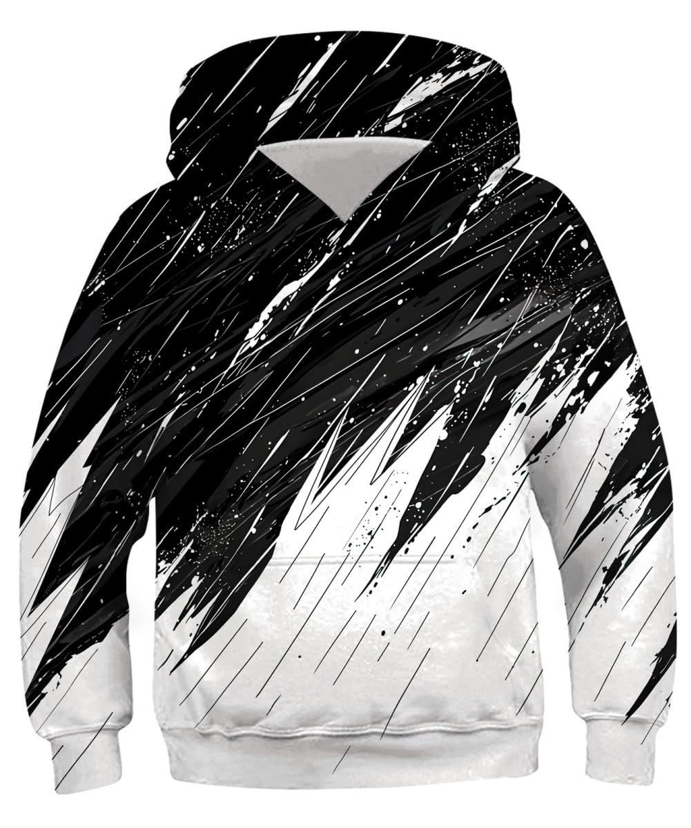 Lovekider Boys Hoodie Kids 3D Print Graphic Pullover Sweatshirt 6-16 Years