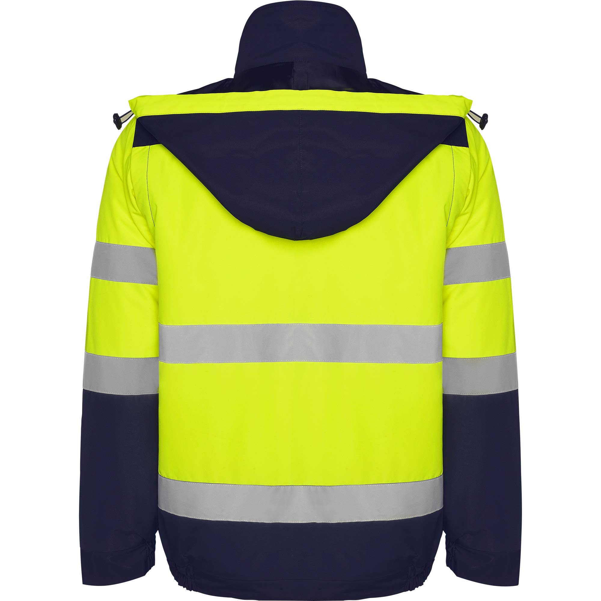 Roly Parka Epsylon Alta Visibilidad | Chaqueta Impermeable de Trabajo (Amarillo, M)