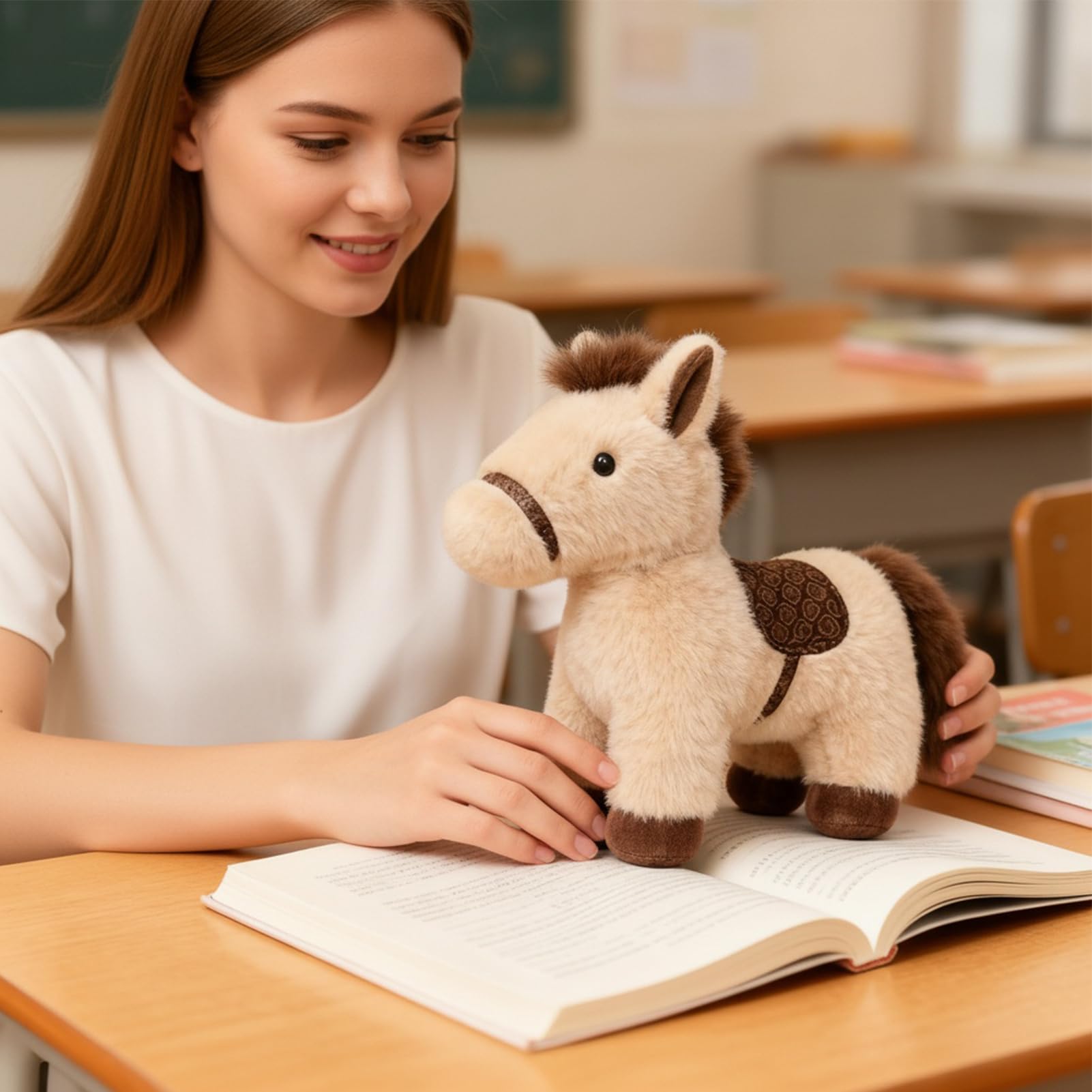 Générique Animale di peluche di cavallo