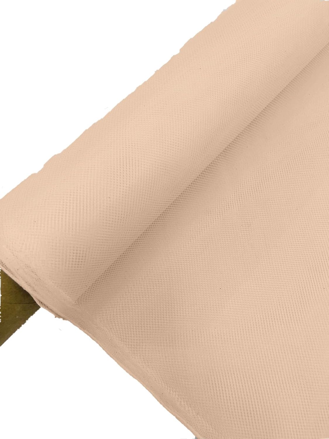 Hard Net Tulle Crinoline Fabric/Petticoat Fabric/54" Wide/Stiff Netting Fabric is Traditionally Used to give Volume to Dresses. (Skin Tone, 20 Yards)