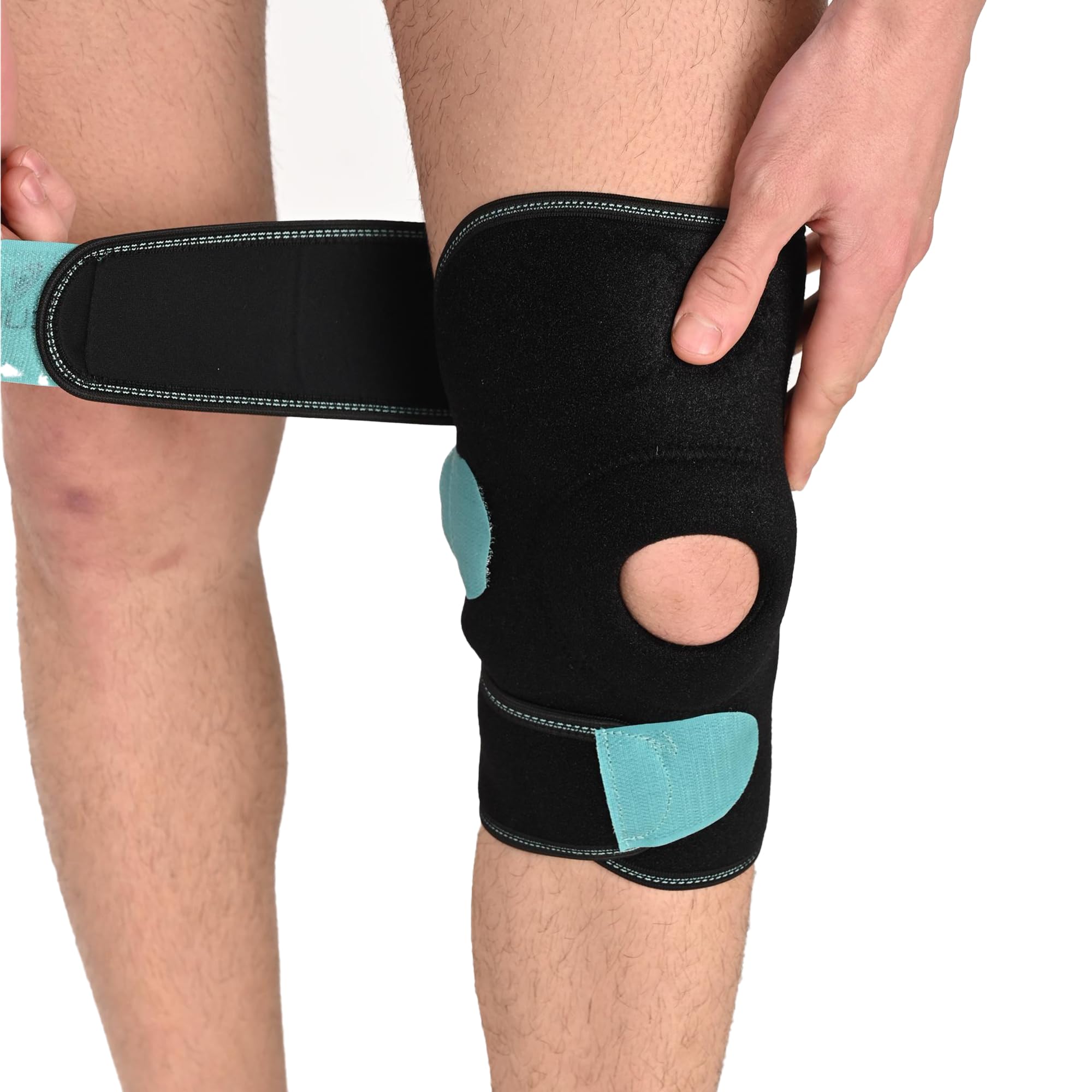 acturaa Neoprene Knee Support (Open Patella)| Adjustable Knee Support for Men & Women|Knee Wraps for Knee Pain|Knee Support for Gym Squats|Knee Belt |Adjustable Knee Cap|Free Size (B0CQK7S92P) Amazon Price History, Amazon Price Tracker