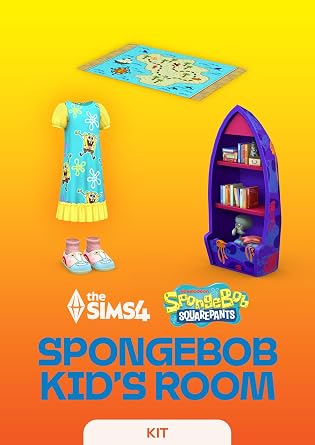 The Sims 4 SpongeBob Kids Room Kit - PC EA App [Online Game Code]