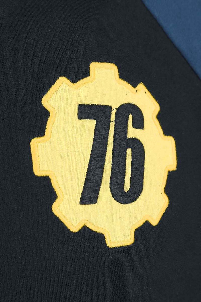Fallout 76 - Vault 76 Chaqueta Universitaria Negro/Azul