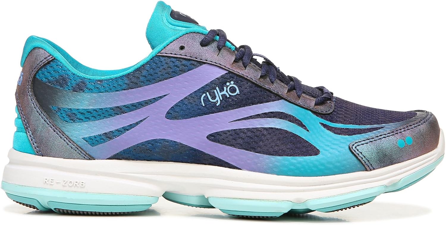 Ryka Women's Devotion Plus 2 Walking Shoe 10 Wide Blue Turquoise