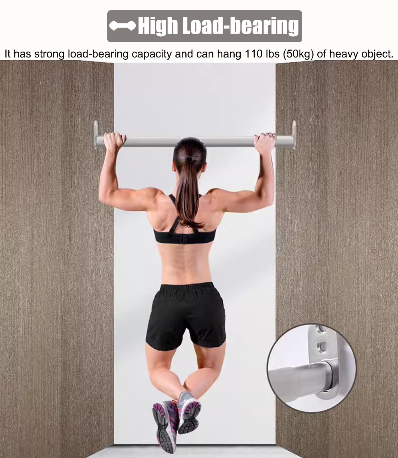 Barra Armario Barras Ajustables para Colgar Ropa en Armarios, Barras Extensibles Ovaladas para Cortinas con Tornillos y Orificios, Rieles para Colgar Cortinas con Acabado Cepillado(40-70cm(15.75-27.56
