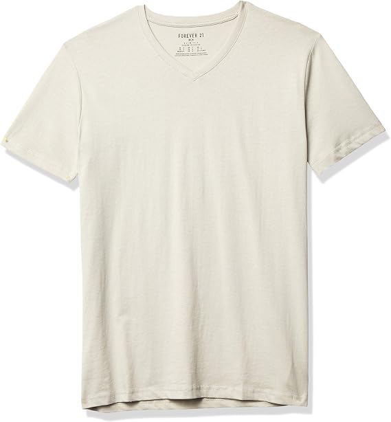 Forever 21 - Playera básica con Cuello en V para Hombre, Nube, X-Small :  Amazon.com.mx: Ropa, Zapatos y Accesorios