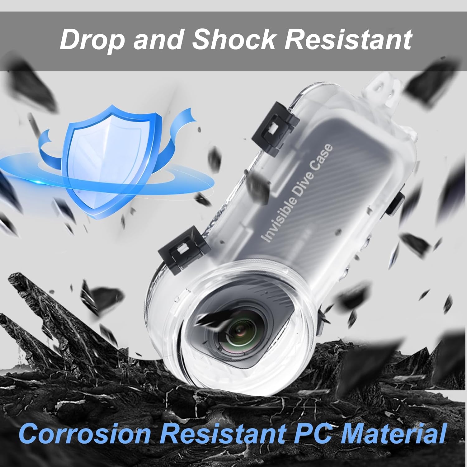 Invisible Dive Case Series Products (Insta 360 X4 Dive Case)