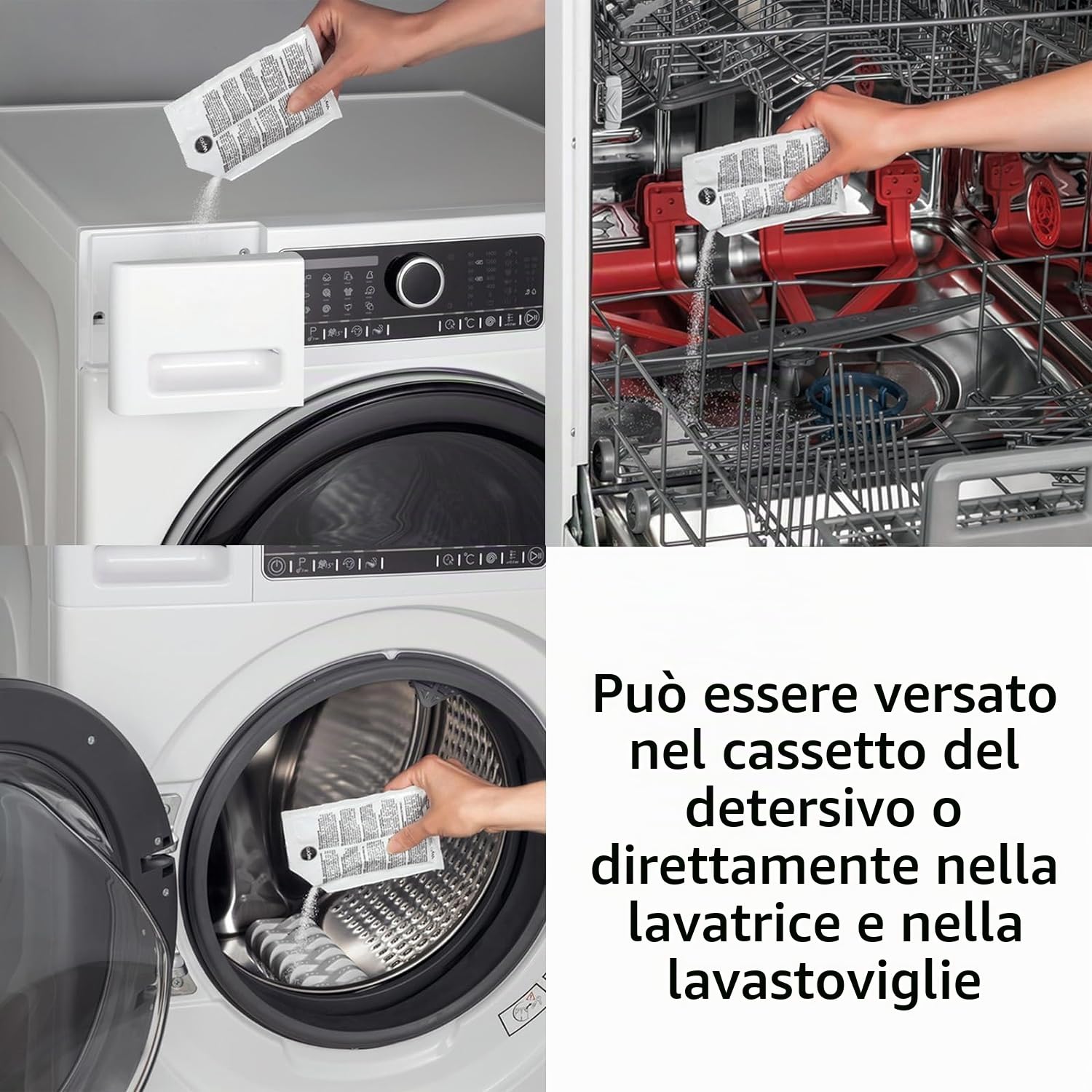 Wpro universale lavatrice e lavastoviglie Disincrostatore e Grease Remover (48 x 50 g Bustine)