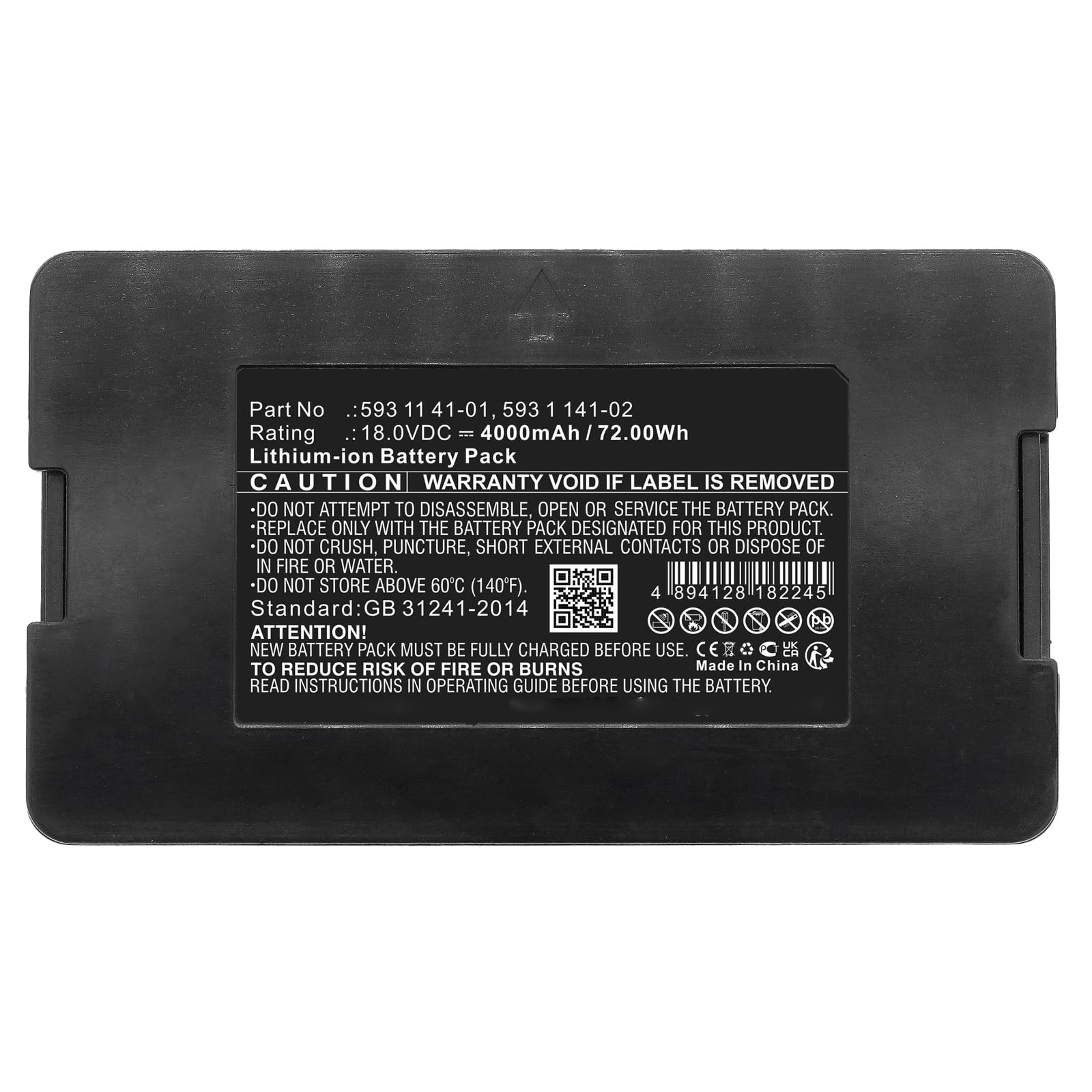 CELLONIC 1x Batería para Jardín Compatible con Husqvarna Automower 430X, Automower 450X, Automower 550, 529 60 68-01 - (4000mAh, 18V)