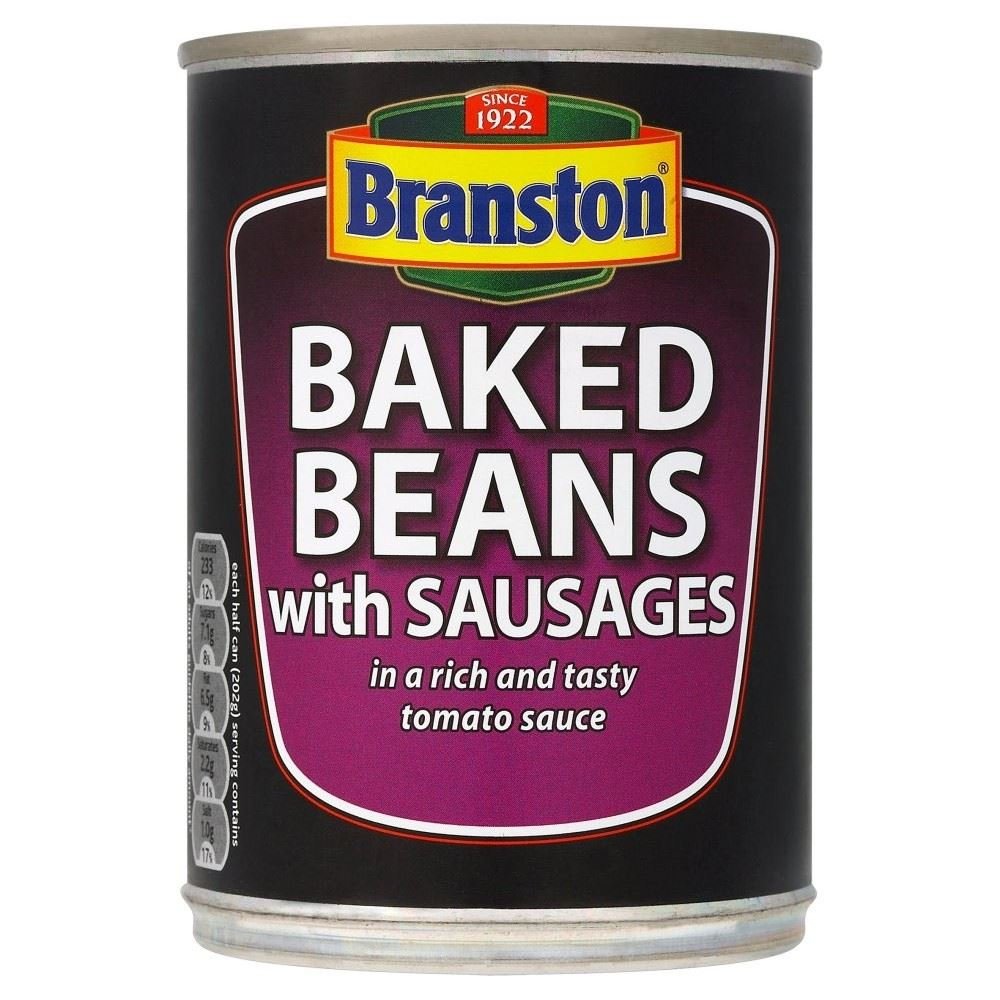 Branston Frijoles Al Horno Con Salchichas (405g) (Paquete de 6)