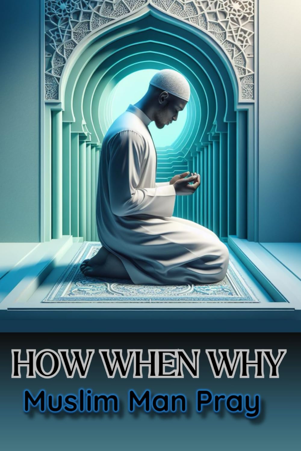 HOW WHEN WHY MUSLIM MAN PRAY: Illustrated Instruction with Step-by-Step Comprehensive Guide with Arabic and English Transliteration to Mastering Islamic Prayer
