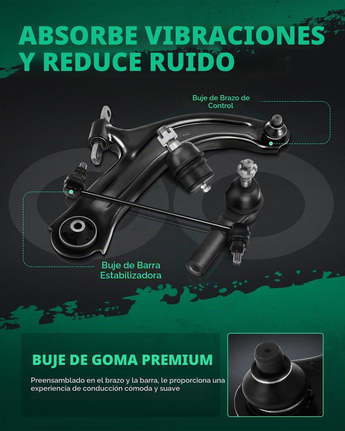Amazon.com: SCITOO Kit de suspensión de 4 piezas para 1991-1997