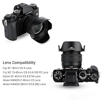 Amazon.com : Reversible Lens Hood for Nikon NIKKOR Z 28mm f2