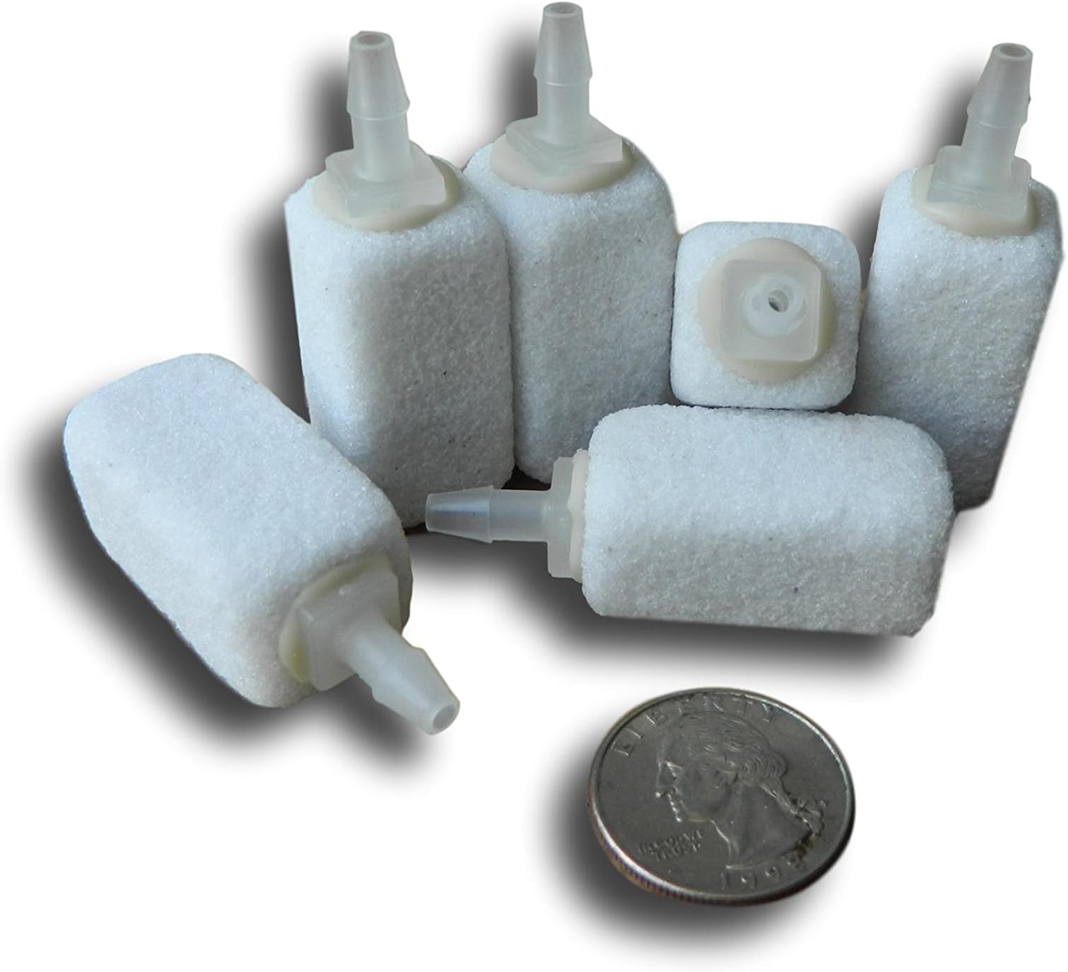 Aquarium Air Stones/Air Diffusers/Bubble Stones {6 Pack}, Model# 1112-6; Manufactured by Bubblemac Industries, Inc Aeration Products. **Made Locally, Used Globally!**
