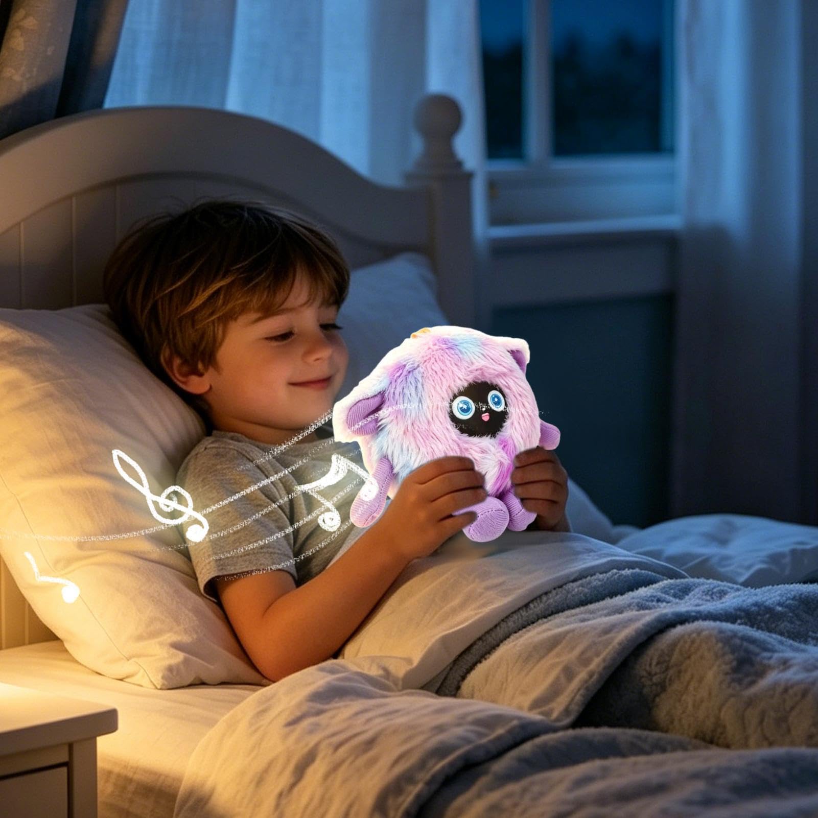 Giocattolo di peluche con intelligenza artificiale, voce interattiva, educativo E | Peluche di animale parlante per bambini, adolescenti, ragazze, famiglia, amici, figlie