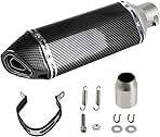 Exhaust Muffler Carbon Fiber 1.5-2