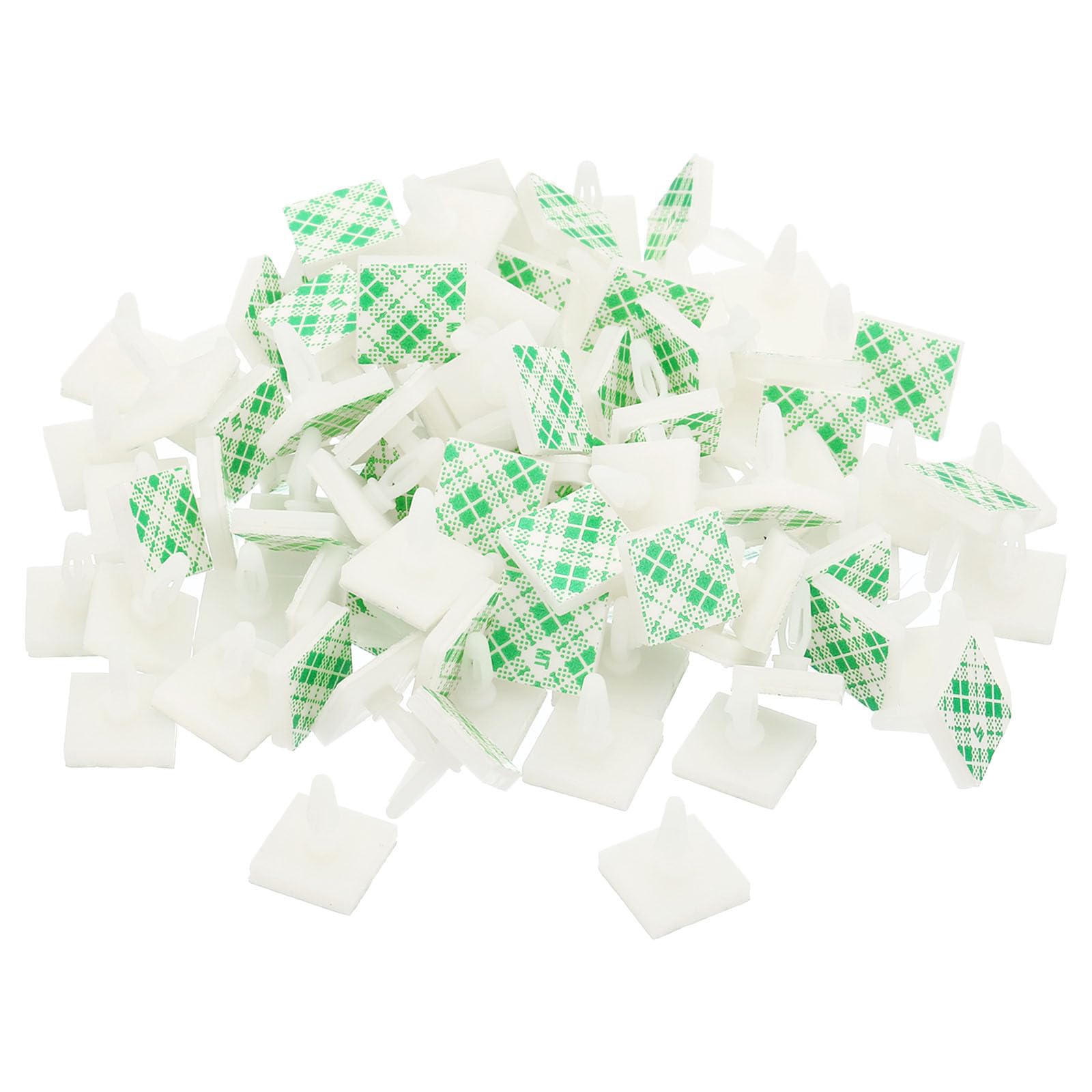 TA-VIGOR Sticky PCB Spacer, 100Pcs Plastic Standoffs Adhesive, Insulated Standoffs Column 0.19" Supporting Height for PC Board, Circuit Board Fixed