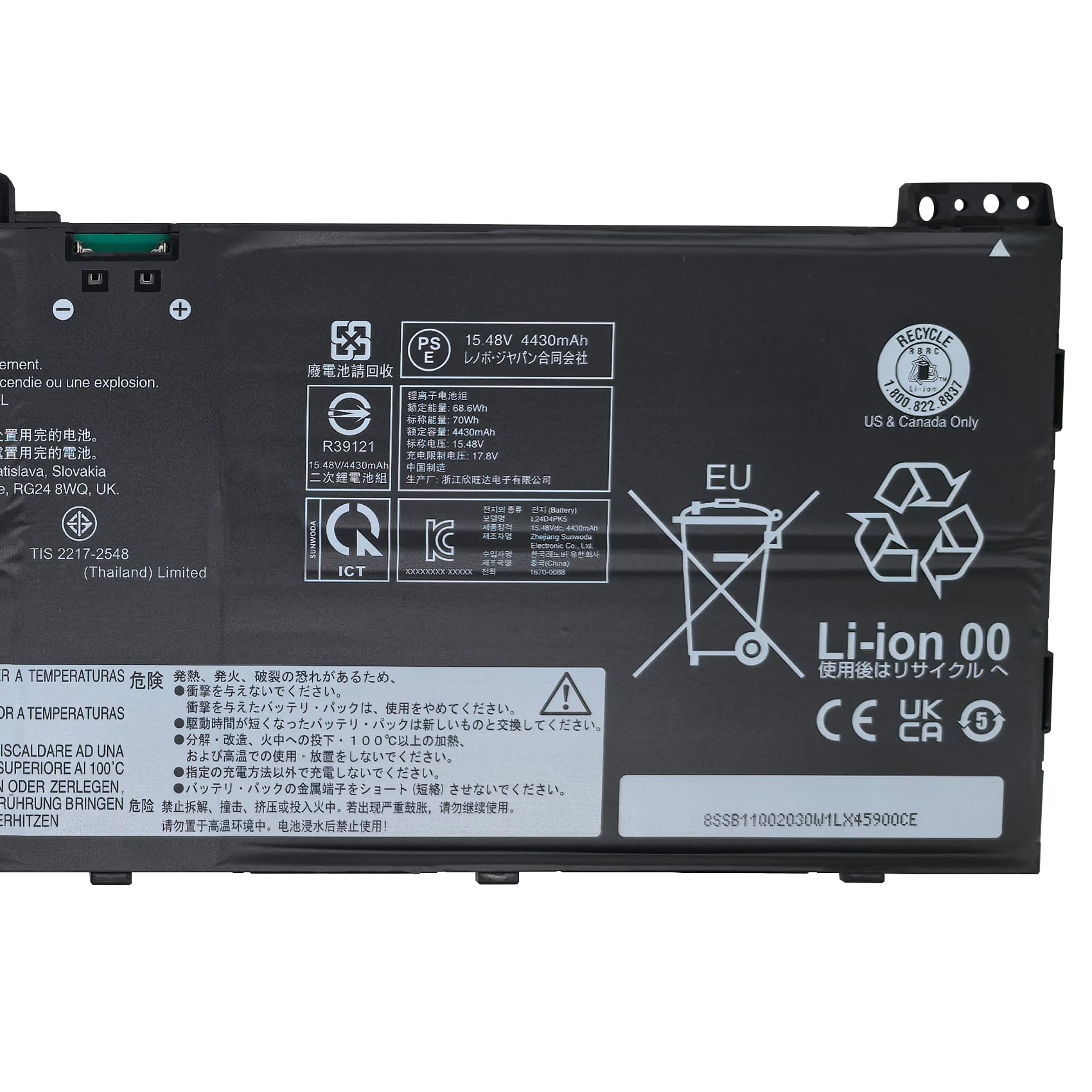 Amazon.com: FCZFCZ L24D4PK5 Laptop Battery L24M4PK5 5B11Q01997