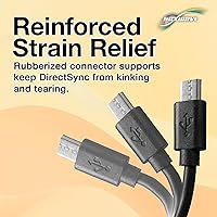 Vista 5 de BoxWave Cable compatible con Franklin Wireless T9 Mobile Hotspot - Cable DirectSync, carga duradera y sincronización